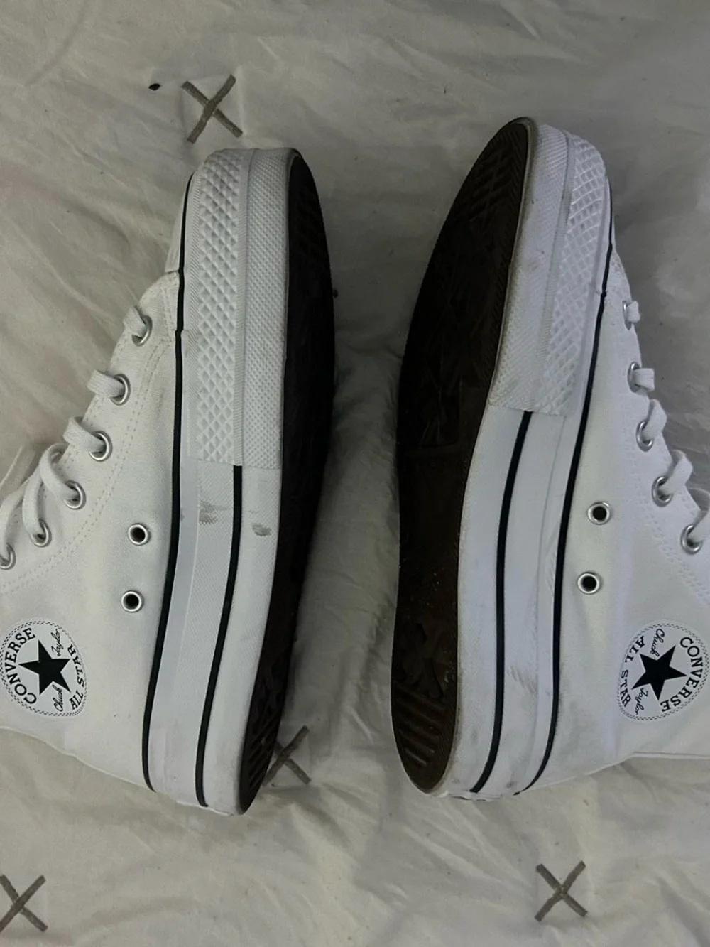 white platform converse - Picture 1 of 4